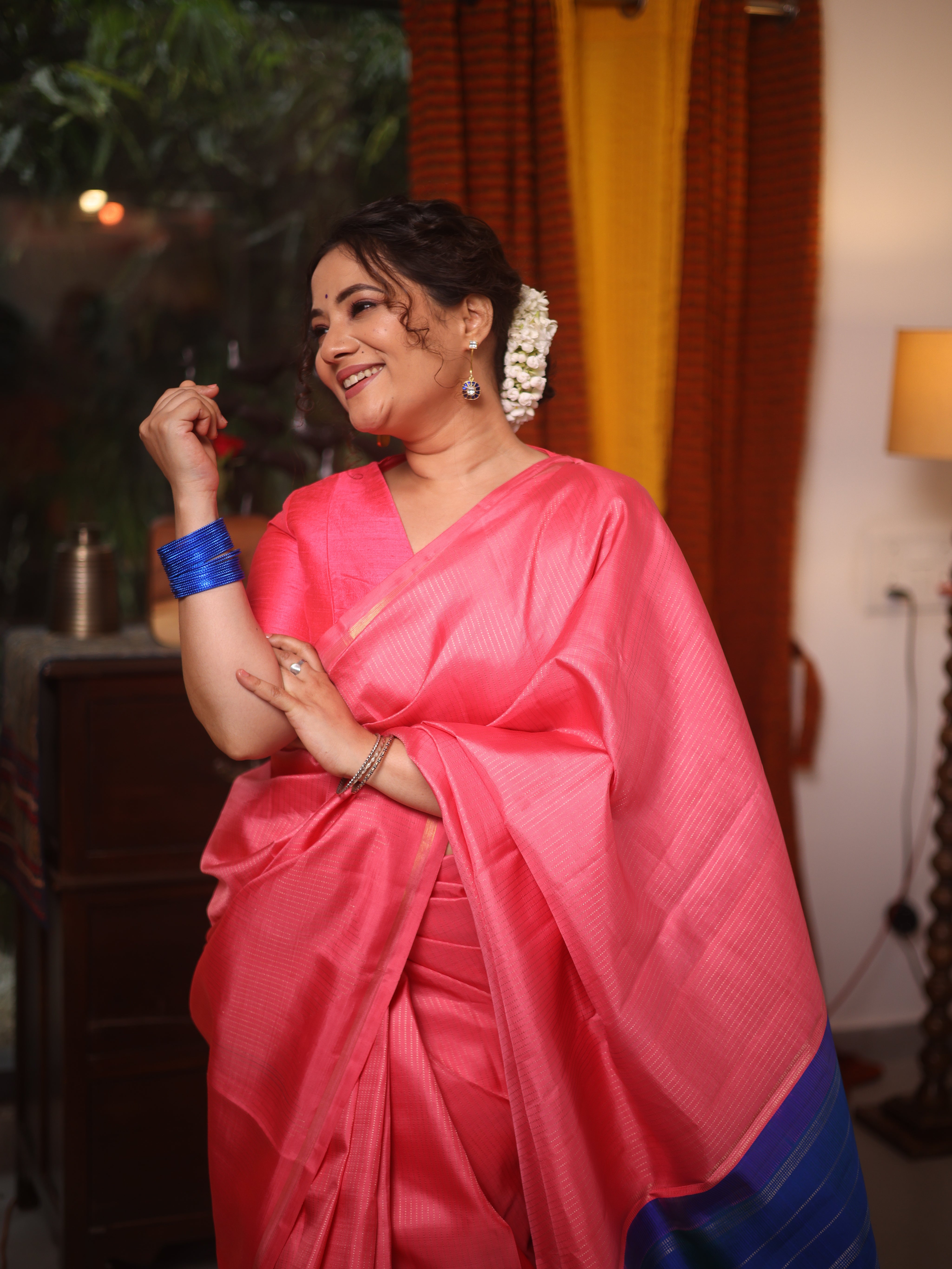 Pink Kanjivaram Silk Saree - SRPKSS1047