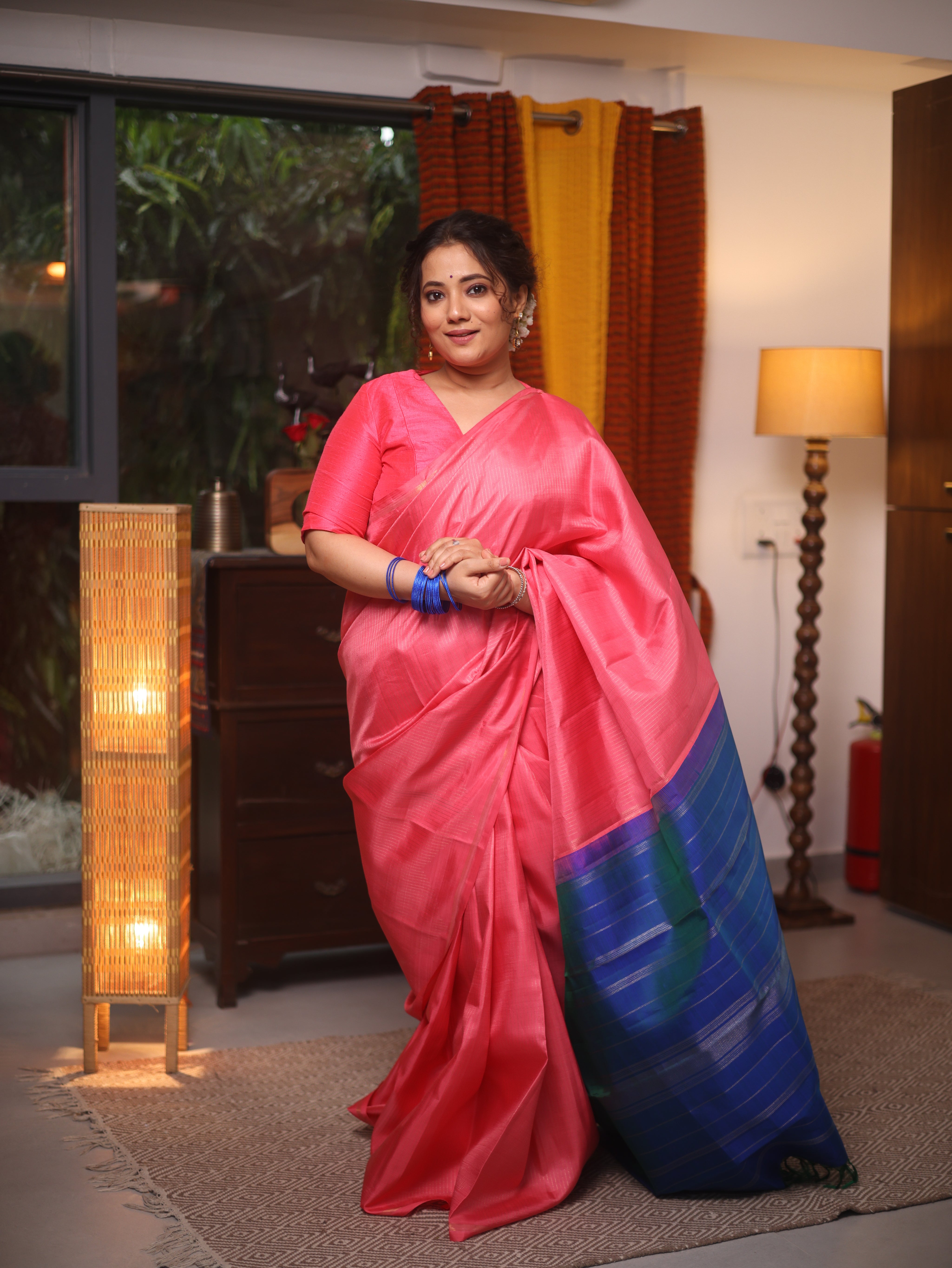 Pink Kanjivaram Silk Saree - SRPKSS1047
