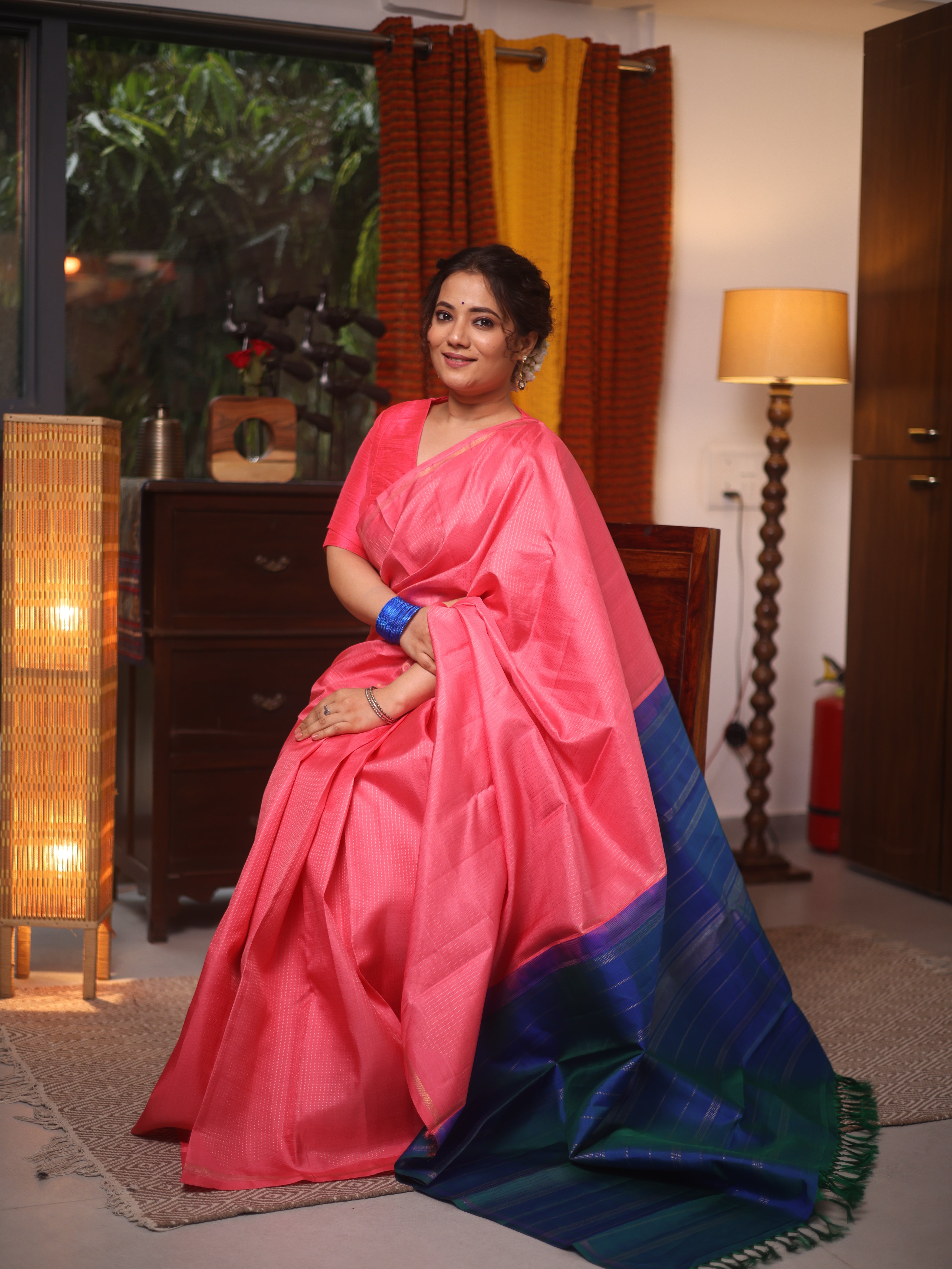 Pink Kanjivaram Silk Saree - SRPKSS1047