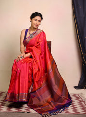 Red Kanjivaram Silk Sarees - SRRKSS950