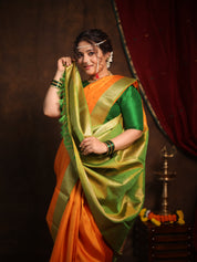 Madhushri Kanjivaram Silk Saree - Saavari - SSMKSS84