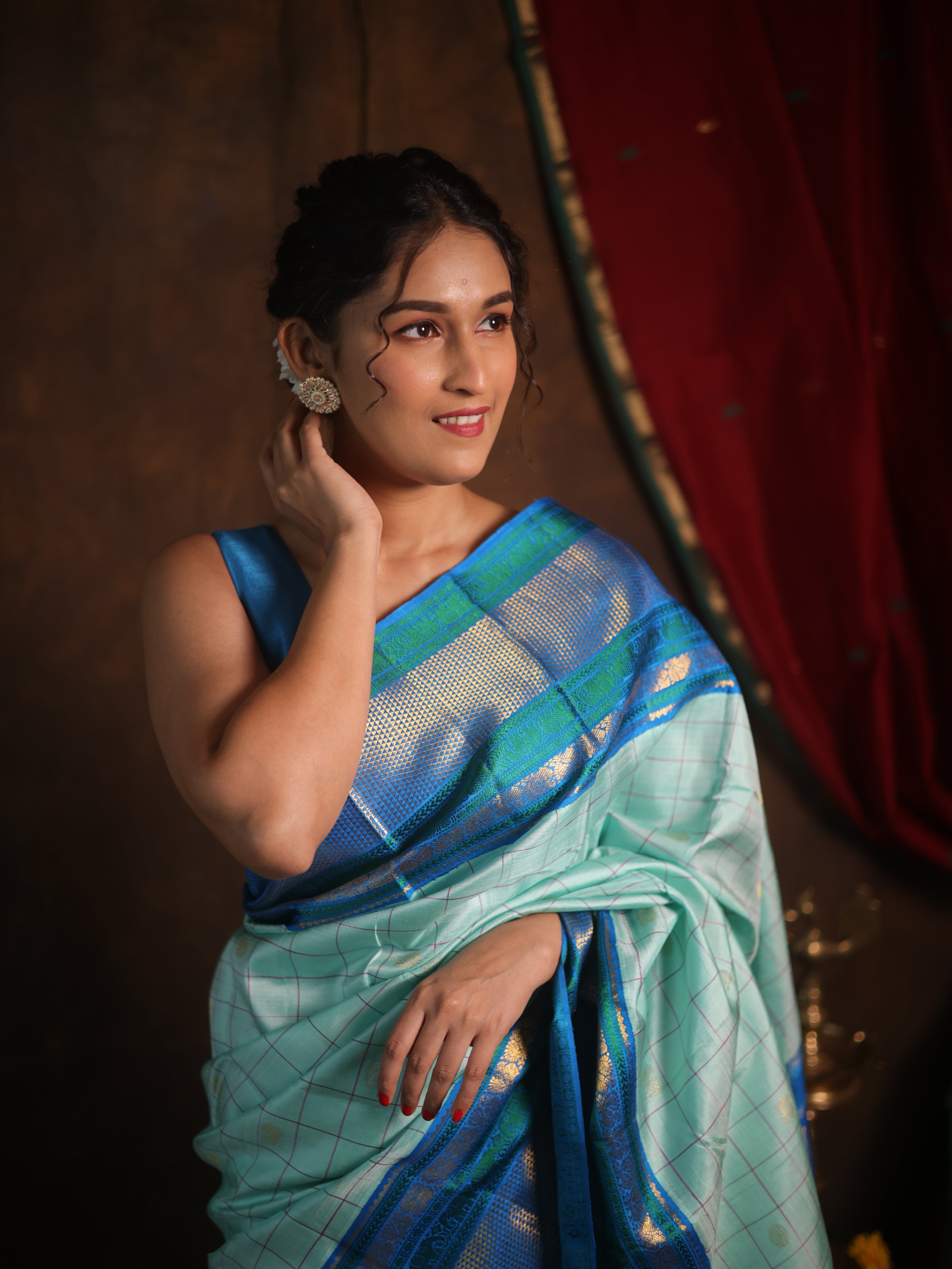 Jalnidhi Kanjivaram Silk Saree - Saavari - SSJKSS97