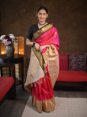 Rani Pink Gadwal Silk Saree - SRRPGSS582