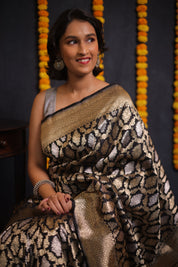 Tamrarekha Banarasi Silk Saree - Saavari - SSTBSS14