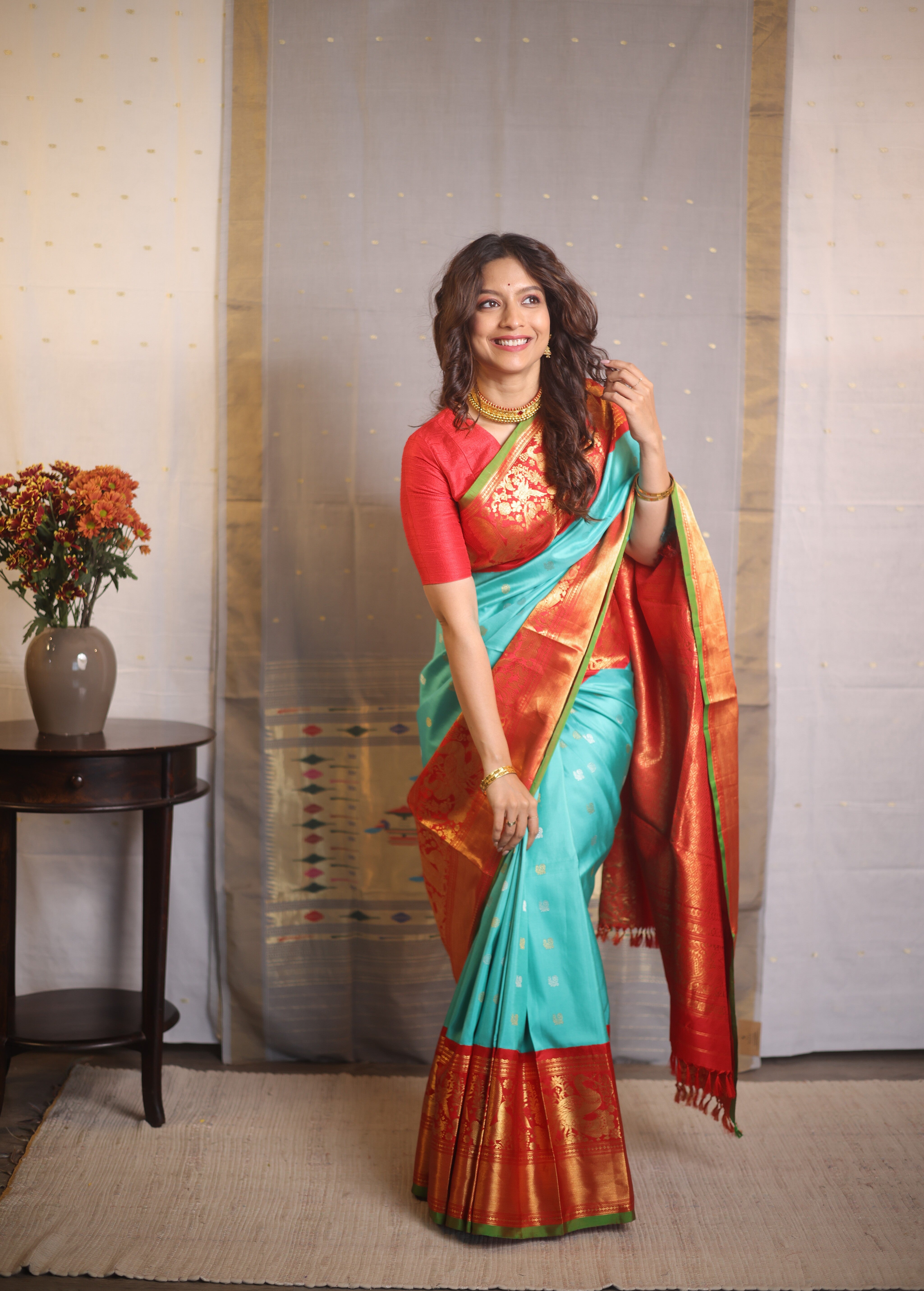 Ashwini Gadwal Silk Saree - Saavari - SSAGSS07