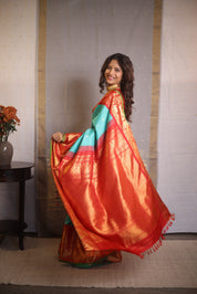 Ashwini Gadwal Silk Saree - Saavari - SSAGSS07
