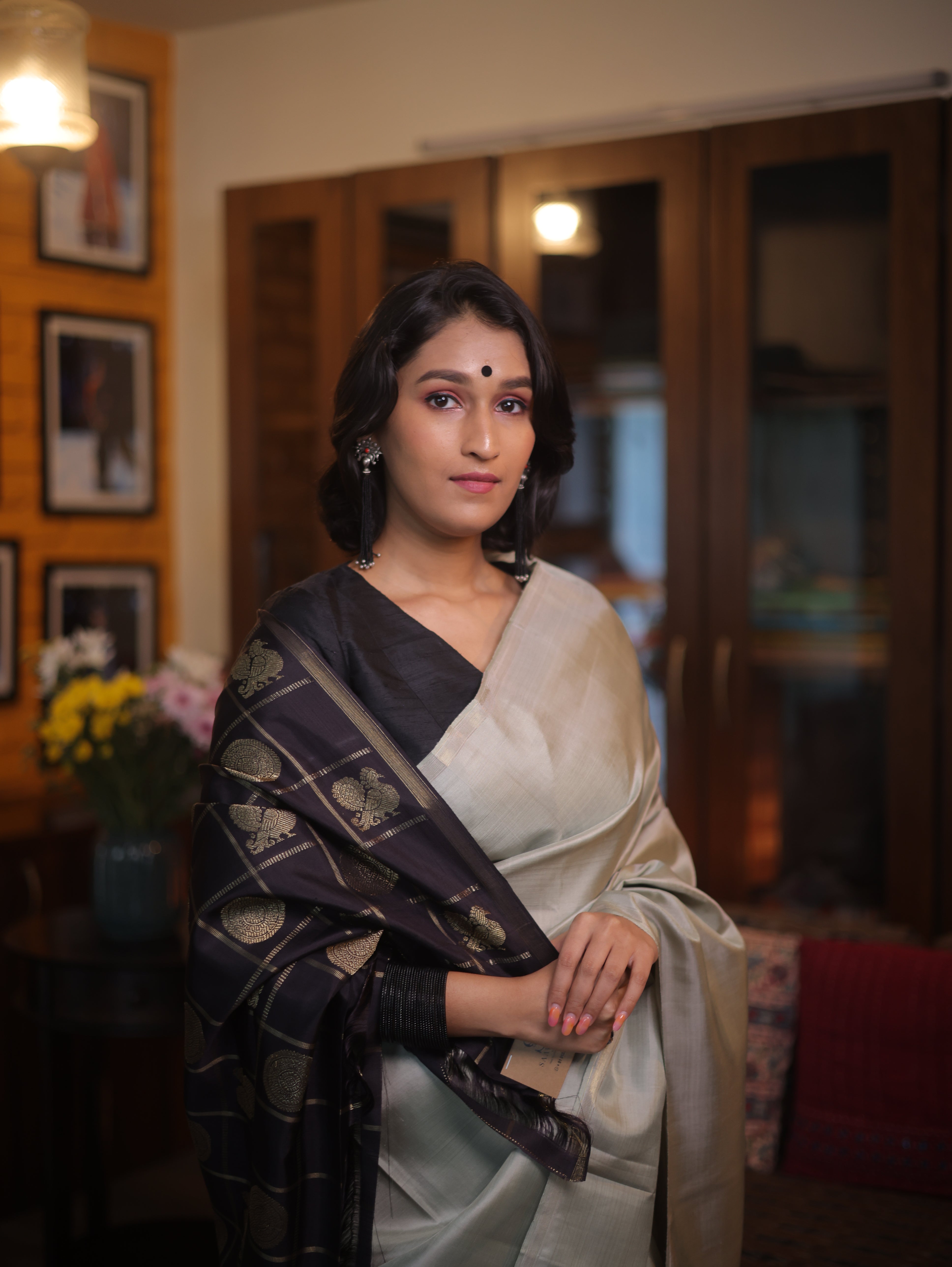 Nishvila Kanjeevaram Silk Saree - Saavari - SSNKSS16