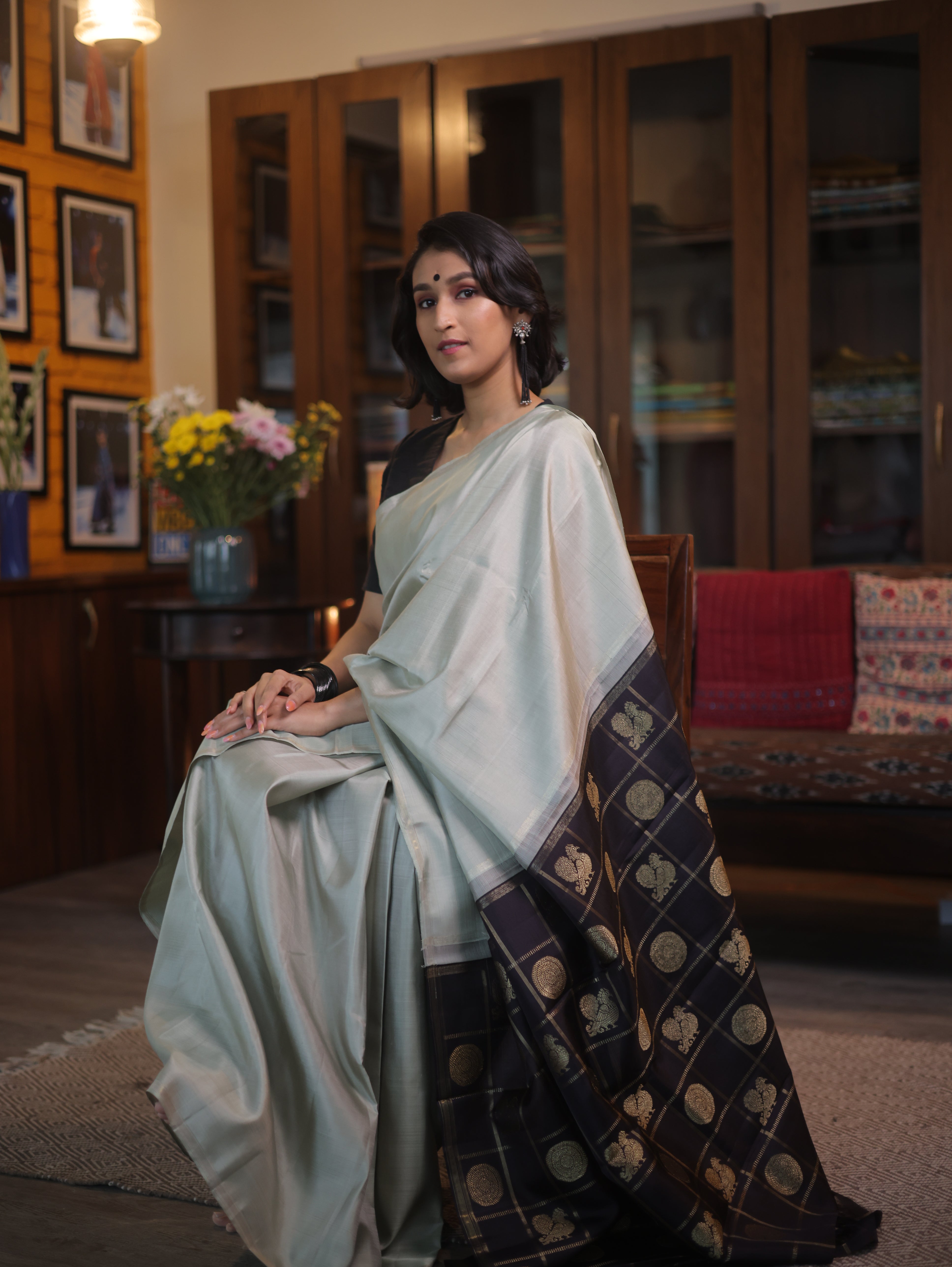 Nishvila Kanjeevaram Silk Saree - Saavari - SSNKSS16
