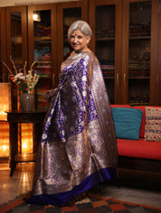 Neelvasini Banarasi Silk Saree - Saavari - SSNBSS06