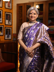 Neelvasini Banarasi Silk Saree - Saavari - SSNBSS06