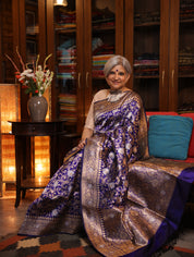 Neelvasini Banarasi Silk Saree - Saavari - SSNBSS06