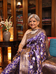 Neelvasini Banarasi Silk Saree - Saavari - SSNBSS06