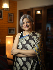 Black HBP Modal Silk Saree - SRBMSS111