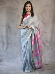 Grey Maheshwari Saree - SRGMS241
