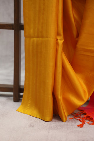 Mustard Yellow Soft Silk Saree - SRMYSSS259