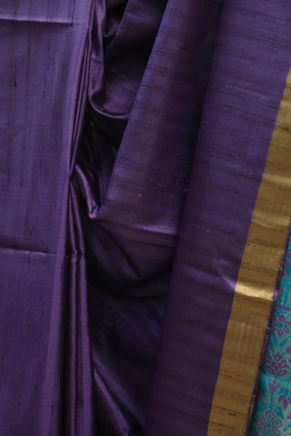 Violet Soft Silk Saree - SRVSSS255