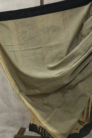 Beige Bengal Cotton Saree - SRBBCS96