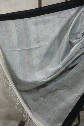 White Bengal Cotton Saree - SRWBCS95