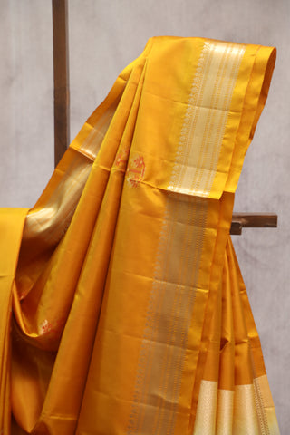 Mustard Yellow Soft Silk Saree - SRPMYSSS267