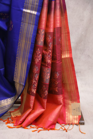 Violet Soft Silk Saree - SRPVSSS268