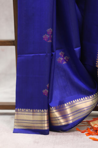 Violet Soft Silk Saree - SRPVSSS268