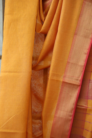 Orange  Maheshwari Saree - SROTMS166EX