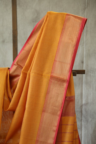 Orange  Maheshwari Saree - SROTMS166EX