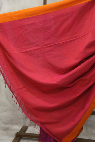 Magneta Bengal Cotton Saree - SRMBCS94