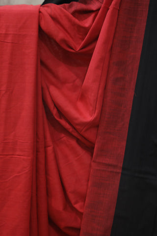 Red Bengal Cotton Saree - SRRBCS93