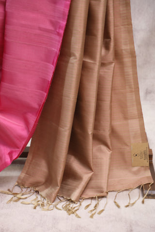 Pink Soft Silk Saree - SRPSSS280