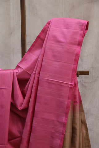 Pink Soft Silk Saree - SRPSSS280