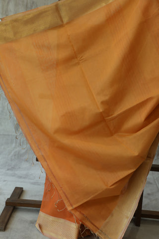 Orange Maheshwari Saree SROTMS194EX