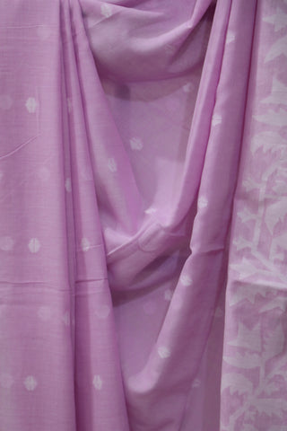 Cotton Candy Mul Cotton Jamdani Saree-SRCCMCJS139