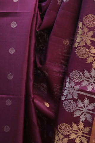 Purple Soft Silk Saree - SRPSSS294