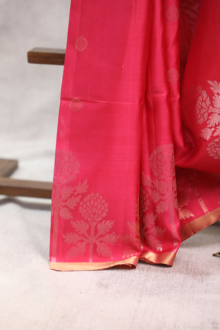 Pink Soft Silk Saree - SRPSSS295