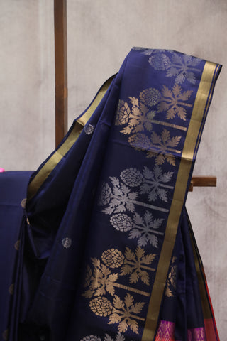 Violet Soft Silk Saree - SRVSSS298