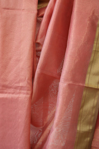 Pink Tissue Maheshwari Saree - SRPTMS122EX