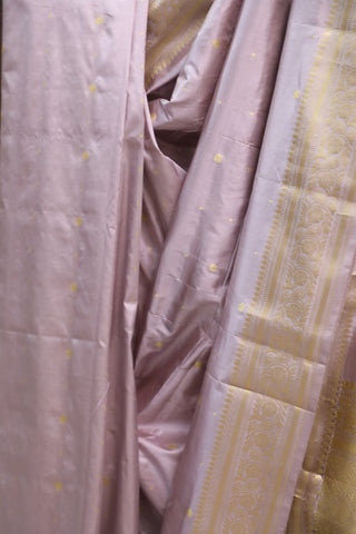 Lavender Banarasi Silk Saree-SRLBSS487