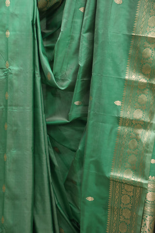 Pastel Green Banarasi Silk Saree-SRPGBSS485