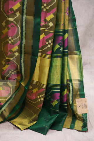 Beige Rajkot Patola Silk Saree - SRBRPSS247