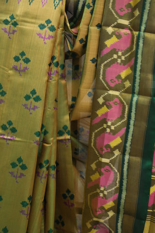 Beige Rajkot Patola Silk Saree - SRBRPSS247