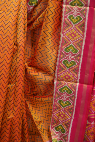 Yellow Rajkot Patola Silk Saree - SRBRPSS251