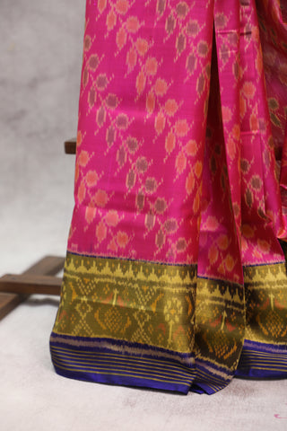 Pink Rajkot Patola Silk Saree - SRPRPSS259