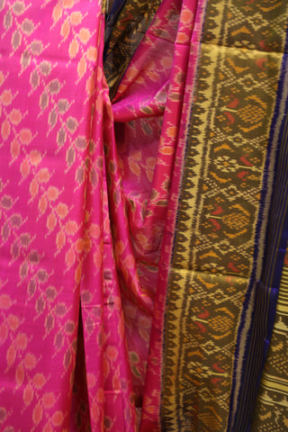 Pink Rajkot Patola Silk Saree - SRPRPSS259