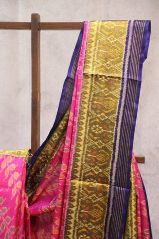 Pink Rajkot Patola Silk Saree - SRPRPSS259