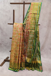 Orange Rajkot Patola Silk Saree - SRORPSS260