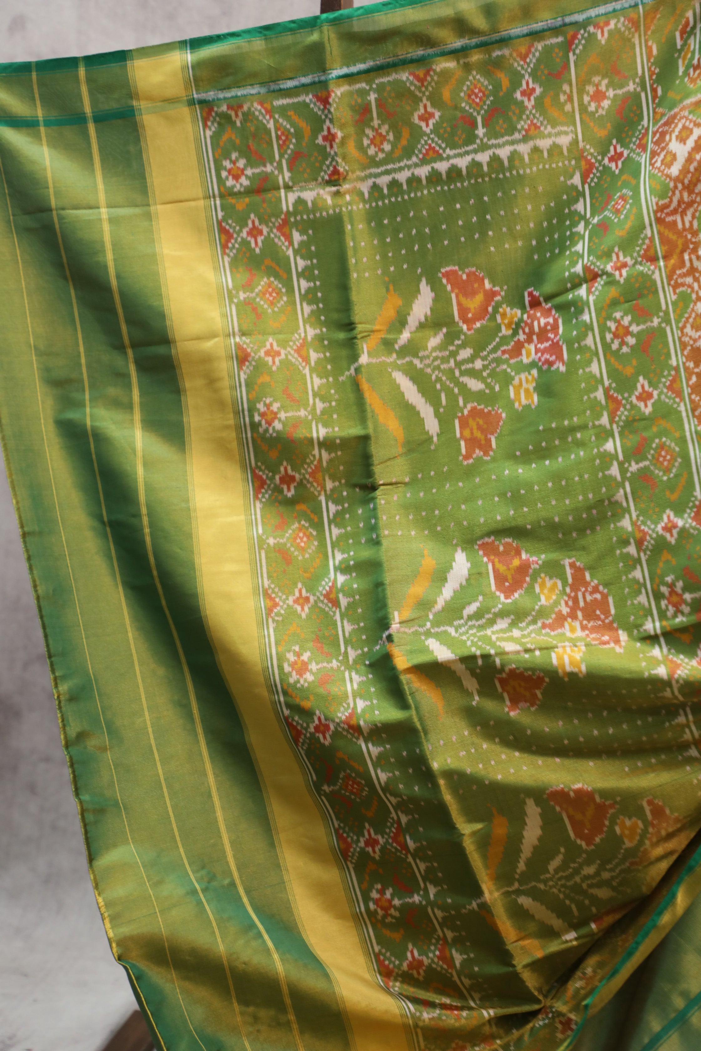 Orange Rajkot Patola Silk Saree - SRORPSS260