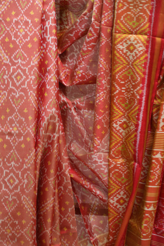 Red Rajkot Patola Silk Saree - SRRRPSS256