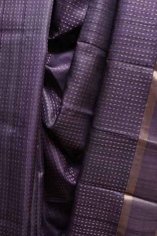 Purple Tussar Silk Saree - SRPTSS673