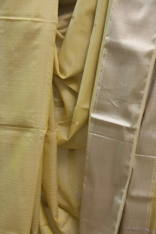 Yellow Silk Maheshwari Saree - SRYSMS279